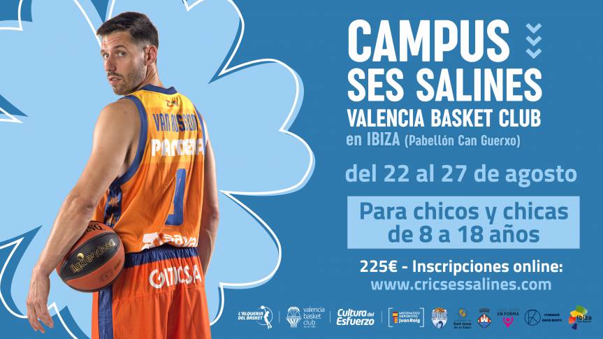 The II Ses Salines Valencia Basket Camp returns to Ibiza