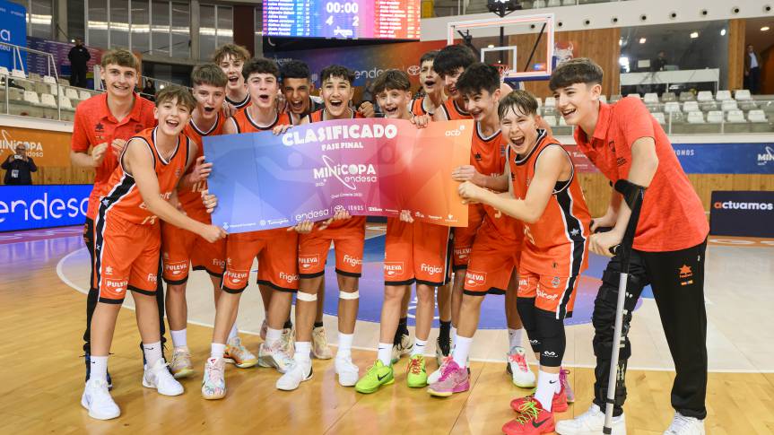 Valencia Basket qualifies for the Minicopa Endesa 2025 in Gran Canaria