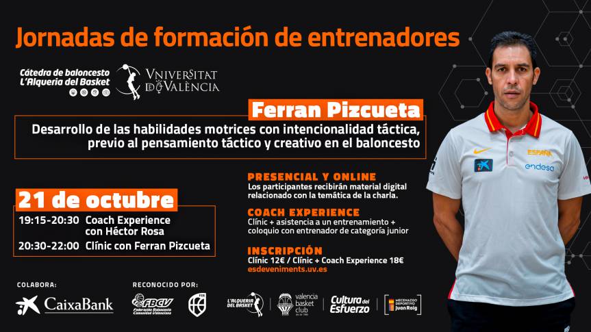 Valencia Basket creates the "Coach Experience" as a new value for training days