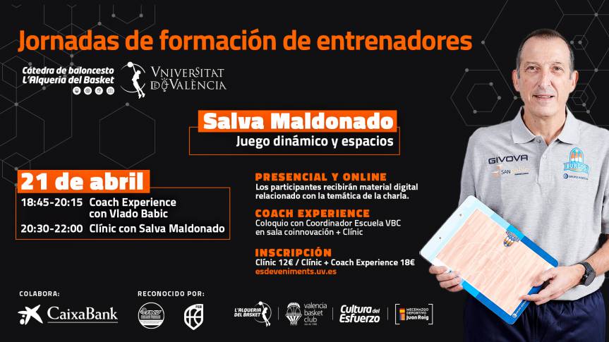 Salva Maldonado will be the protagonist of the next training day for coaches