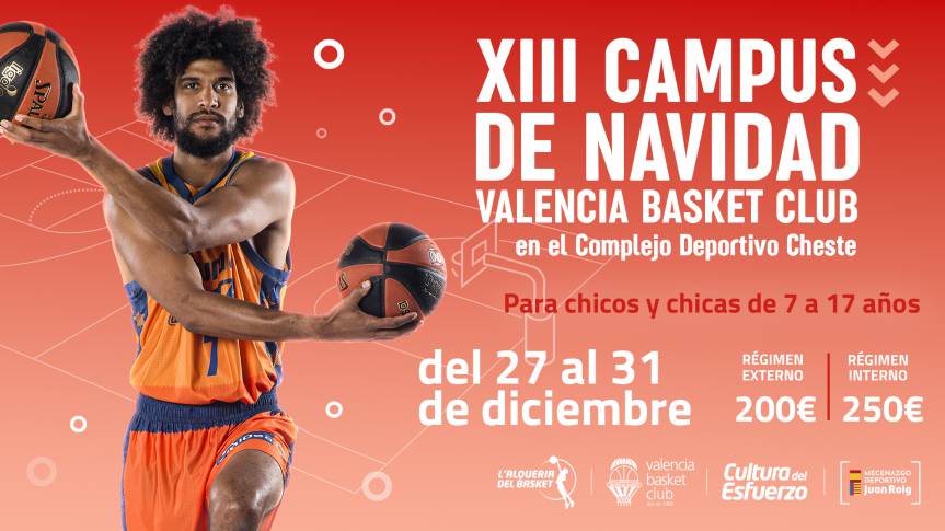 El XIII Campus de Navidad de Valencia Basket se acerca