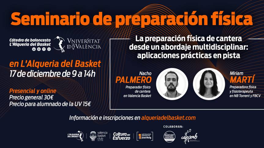 Vuelven los seminarios de la Cátedra con la preparación física en cantera como protagonista