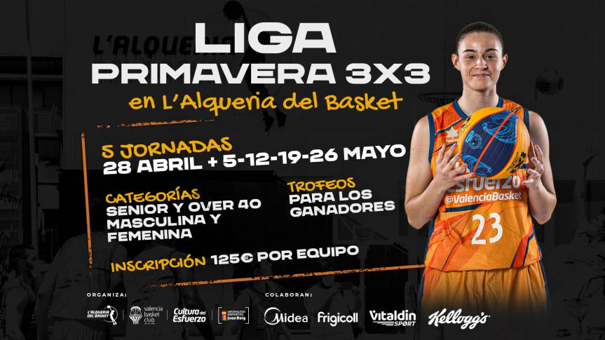 Prepara't per a l'estiu 3x3 amb la Lliga de Primavera de L’Alqueria