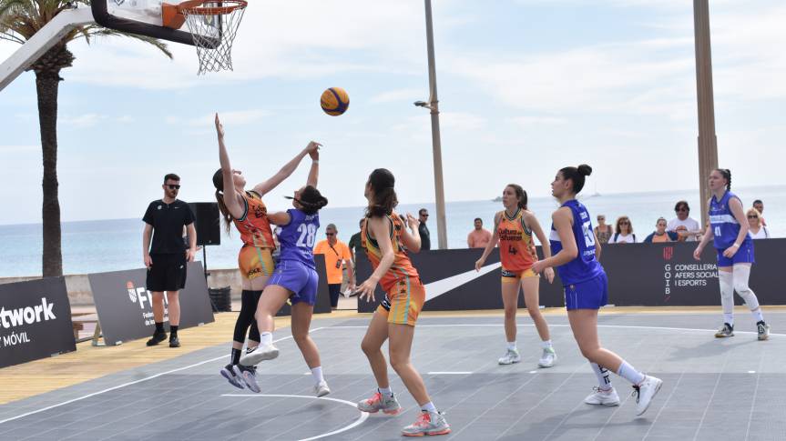 Bona experiència taronja en el primer Campionat d'Espanya U17 3x3