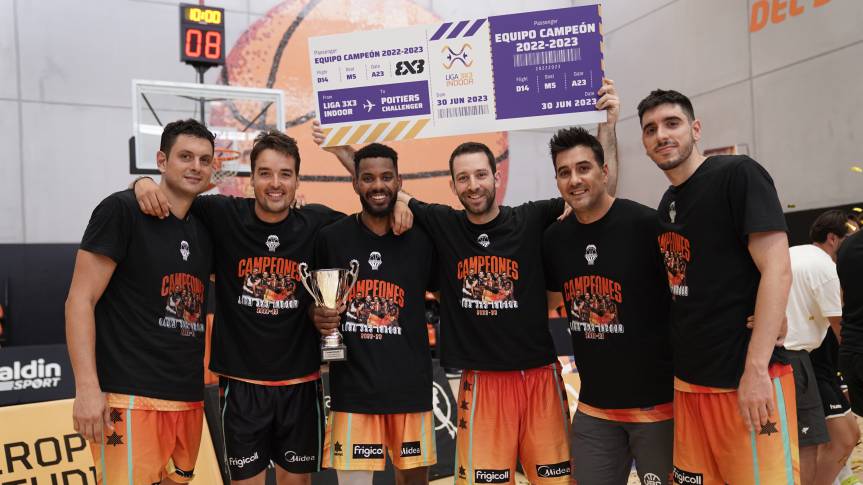 Valencia Basket, campeón de la Liga Indoor 3x3
