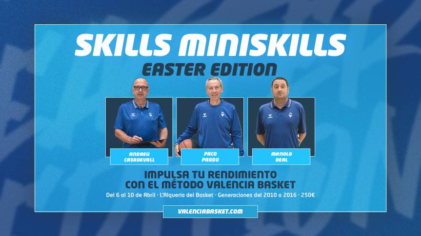 Tercera edició del Skills Miniskills Easter Edition de Valencia Basket