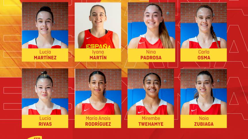 Awa Fam, Lucía Rivas y Mirembe Twehamye, en la lista para el Europeo U16F