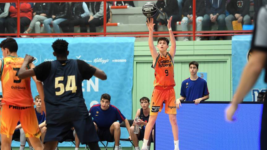 Defeat in the semifinal, Valencia Basket will play for bronze in the Endesa Mini Cup (90-65)