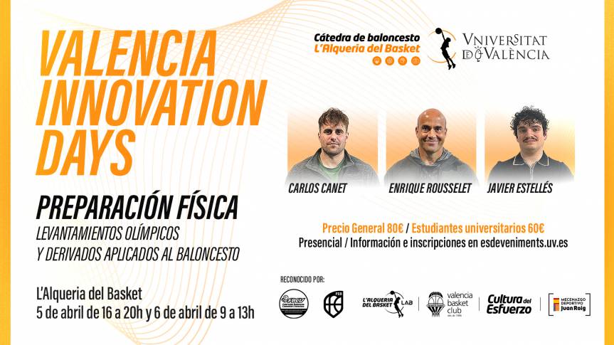 Valencia Innovation Days focuses on physical preparation 