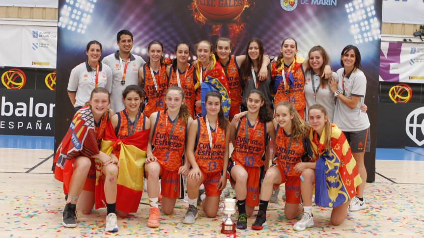 Valencia Basket realitza el millor Campionat d'Espanya Infantil de la seua història
