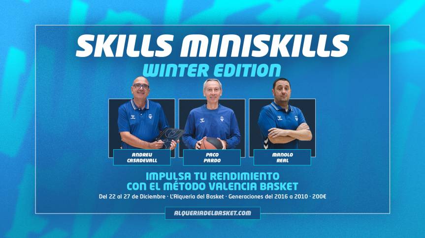 Tercera edició del Skills Miniskills Winter Edition de Valencia Basket