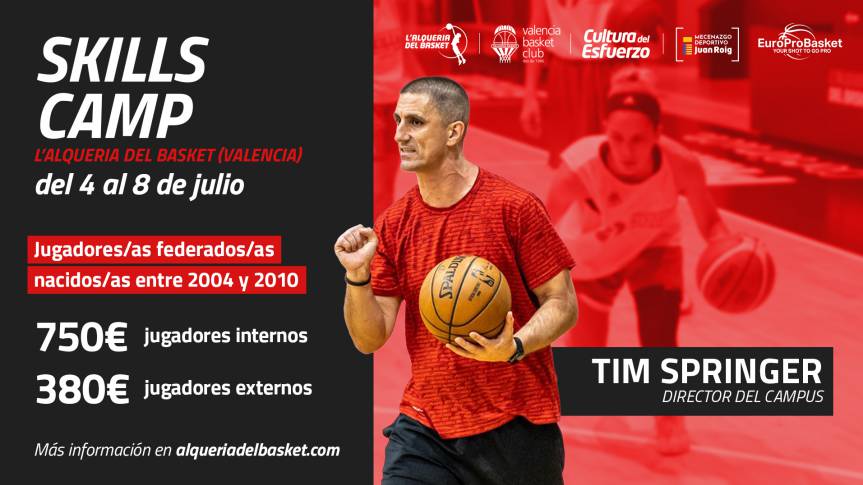 Tim Springer será el director del Skills Camp