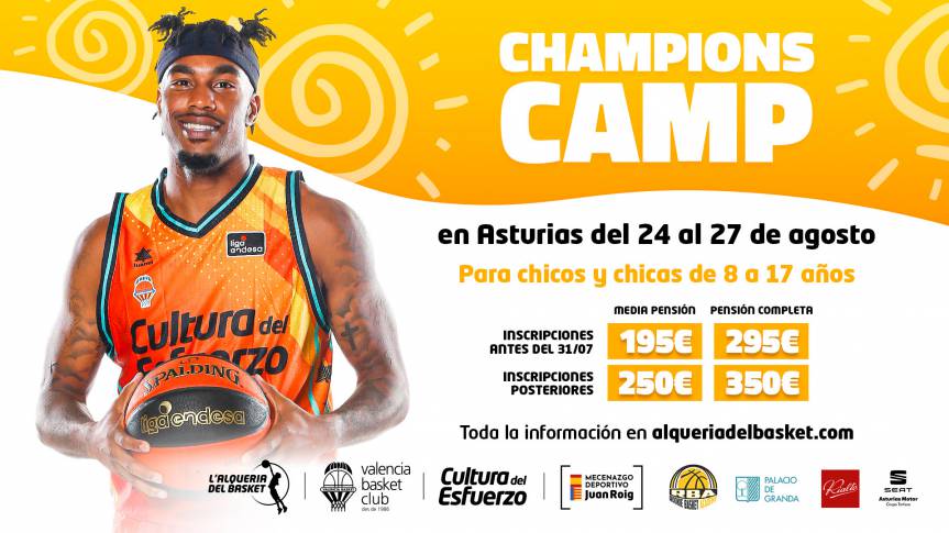 Vuelve el ‘Champions Camp’ con Rookie Basket Academy en Asturias