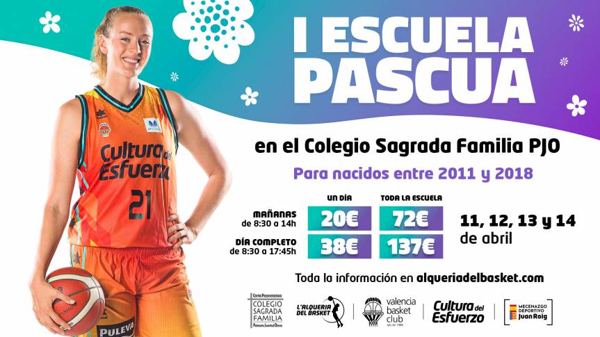 Valencia Basket llança la I Escola de Pasqua Patronat