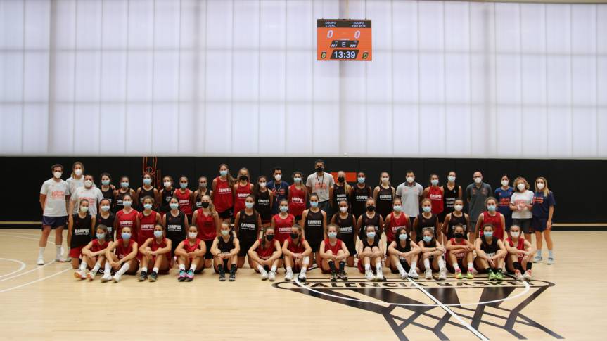 Finaliza el cuarto Campus de Tecnificación Femenina de Valencia Basket