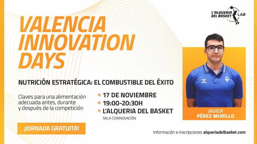 Valencia Basket is organizing a free workshop on sports nutrition for families and athletes