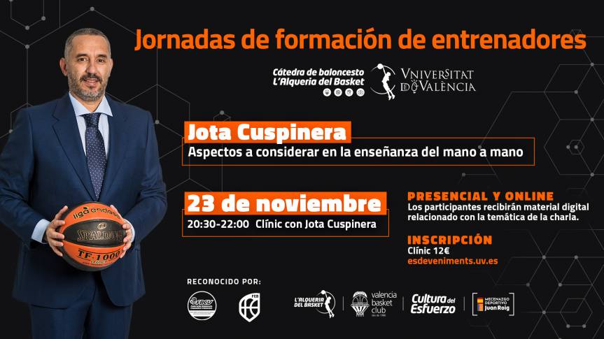 Arrancan las jornadas de formación de entrenadores con Jota Cuspinera