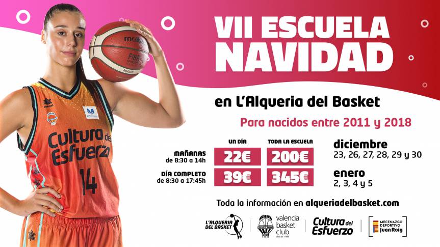 La VII Escuela de Navidad aterriza en L’Alqueria del Basket