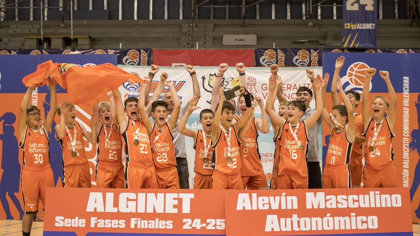 Los alevines de Valencia Basket se proclaman campeones autonómicos