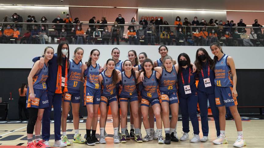 Valencia Basket finishes 6th in the Minicopa LF Endesa at L'Alqueria