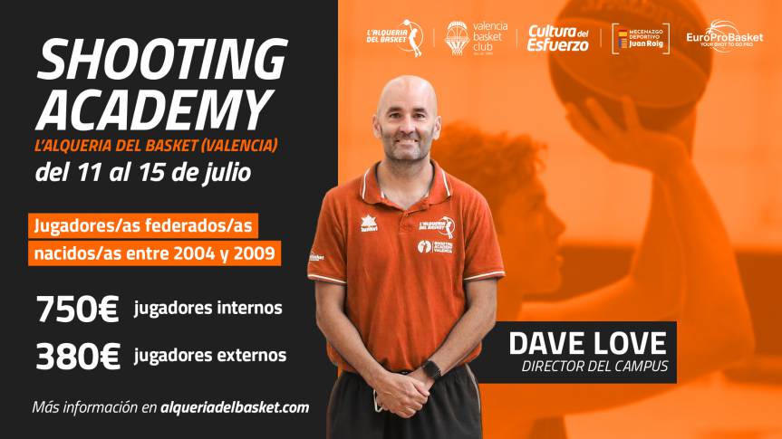 Dave Love repeteix com a director del Shooting Academy