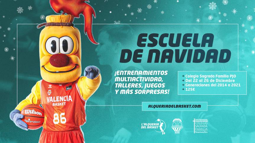 Valencia Basket lanza la Escuela de Navidad Patronato