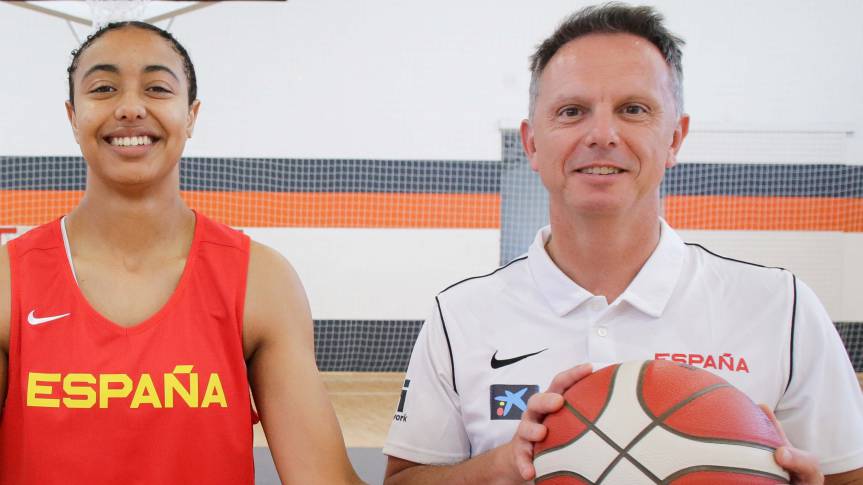 Mirembe Twehamye, summoned for the European U18F with Roberto Hernández