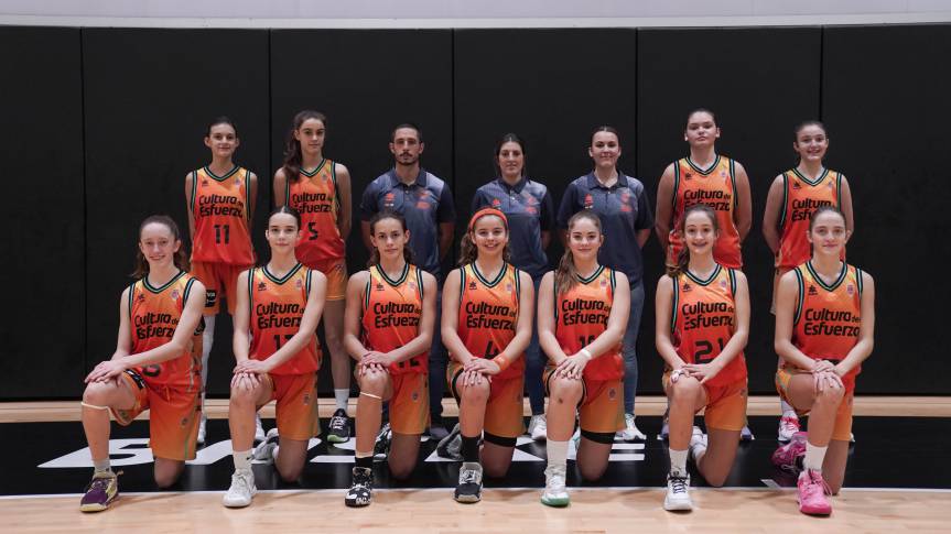 U14 women's team starts the dream of the Minicopa in Zaragoza