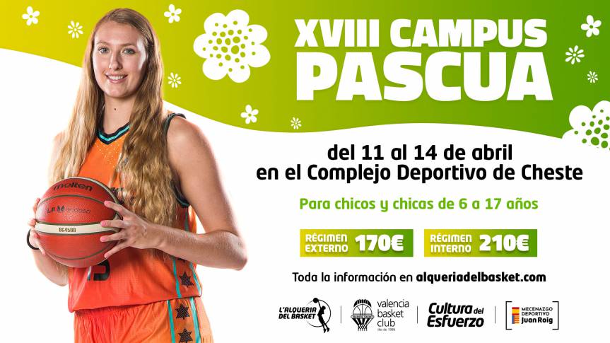 The XVIII Valencia Basket Easter Camp lands in Cheste