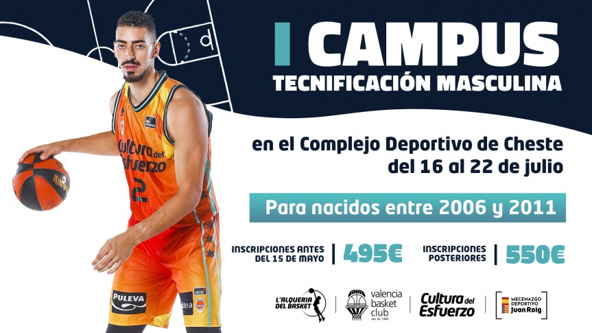 Valencia Basket estrena Campus de Tecnificación Masculina