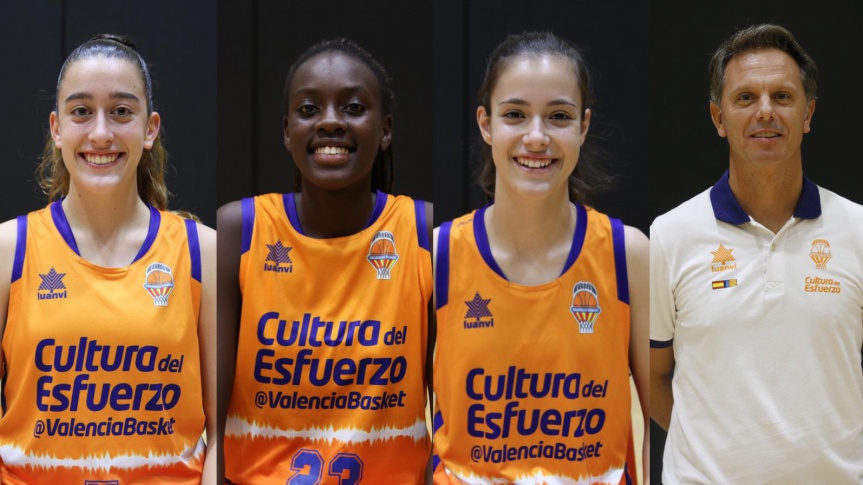  Marina Hernández, called up with U16 Spanish NT and Awa Fam and Inés Monteagudo, called up with U15