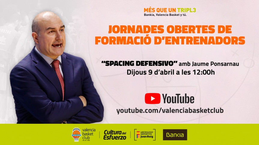 La formació d’entrenadors no para: Clínic online amb Jaume Ponsarnau