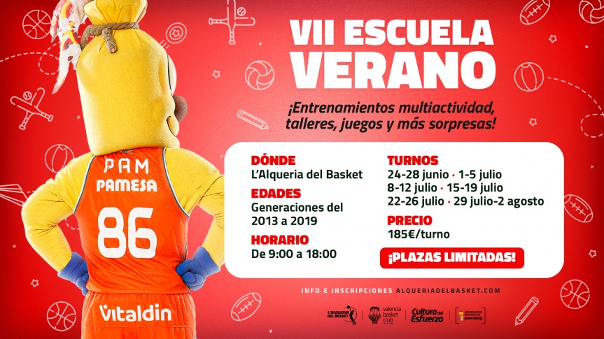 Sport and fun at the VII Summer School in L'Alqueria del Basket