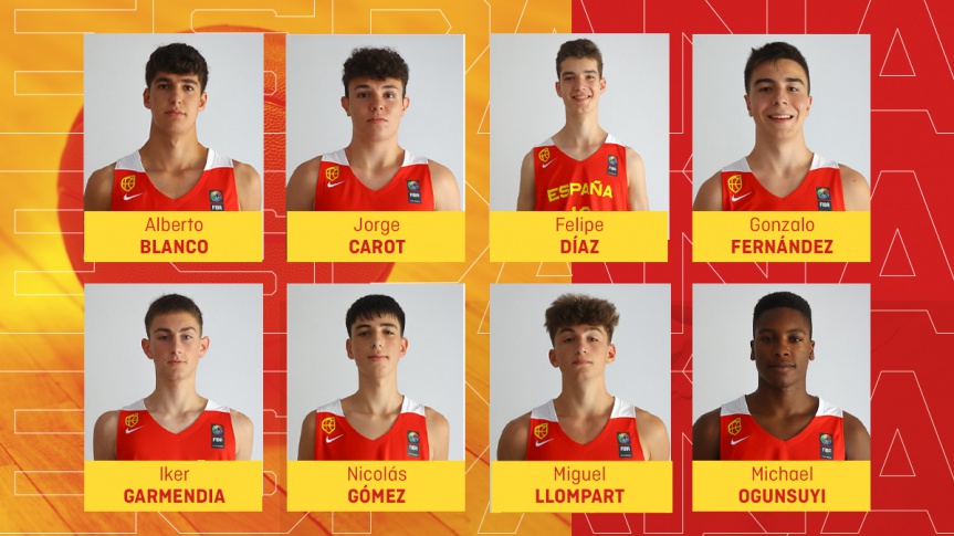 Borja Ricart, Jorge Carot i Nicolás Gómez estaran en l'Europeu U16M