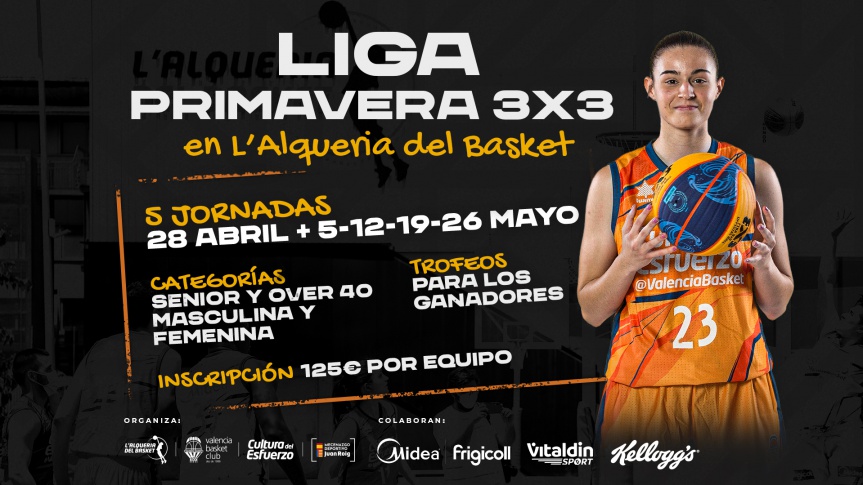 Prepárate para el verano 3x3 con la Liga de Primavera de L’Alqueria