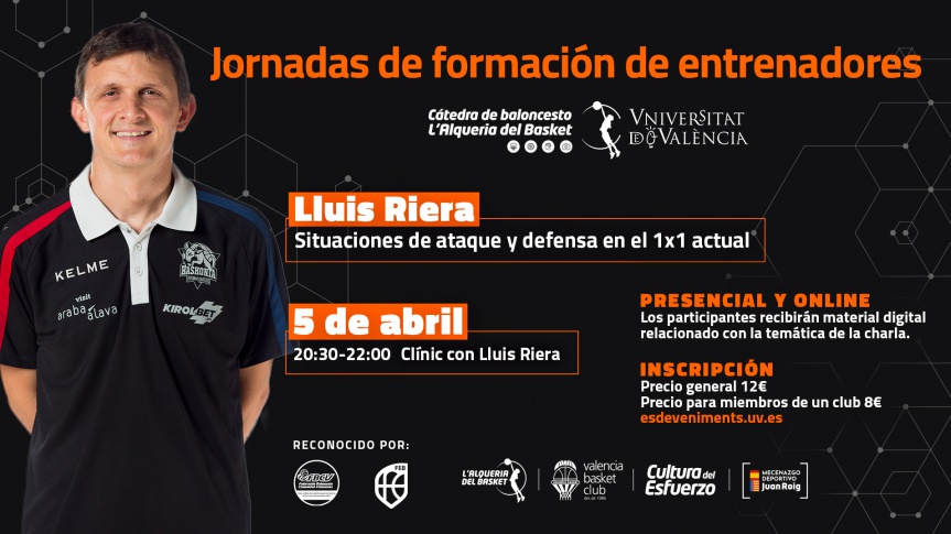 Lluís Riera to lead the next training day for coaches