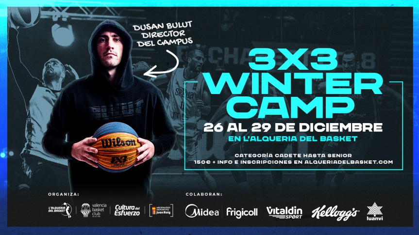 Valencia Basket lanza el I 3x3 Winter Camp en L’Alqueria