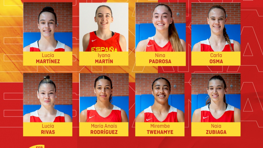 Awa Fam, Lucía Rivas i Mirembe Twehamye, en la llista per a l'Europeu U16F