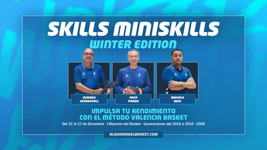 Tercera edició del Skills Miniskills Winter Edition de Valencia Basket