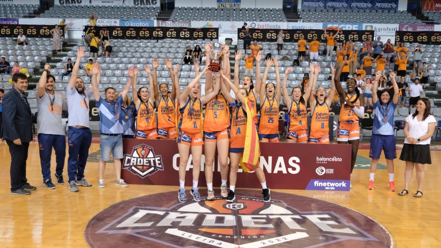 Valencia Basket repeteix títol de Campiones d'Espanya Cadet