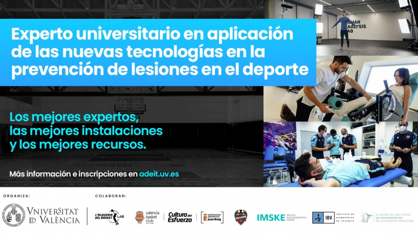 Valencia Basket, Levante UD, IBV and IMSKE put their experience at the service of the new UV Postgraduate Course
