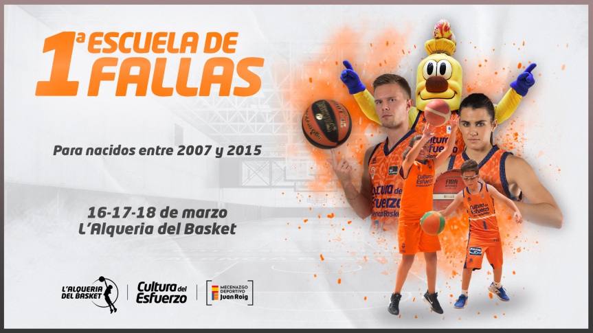 Llega la I Escuela de Fallas a L’Alqueria del Basket