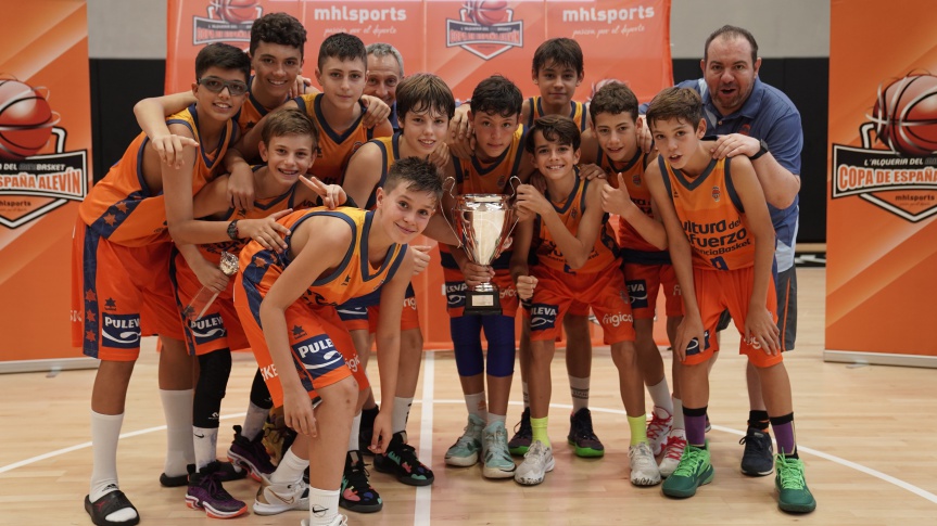 El Alevín A Masculino, Campeón de la Copa de España Alevín