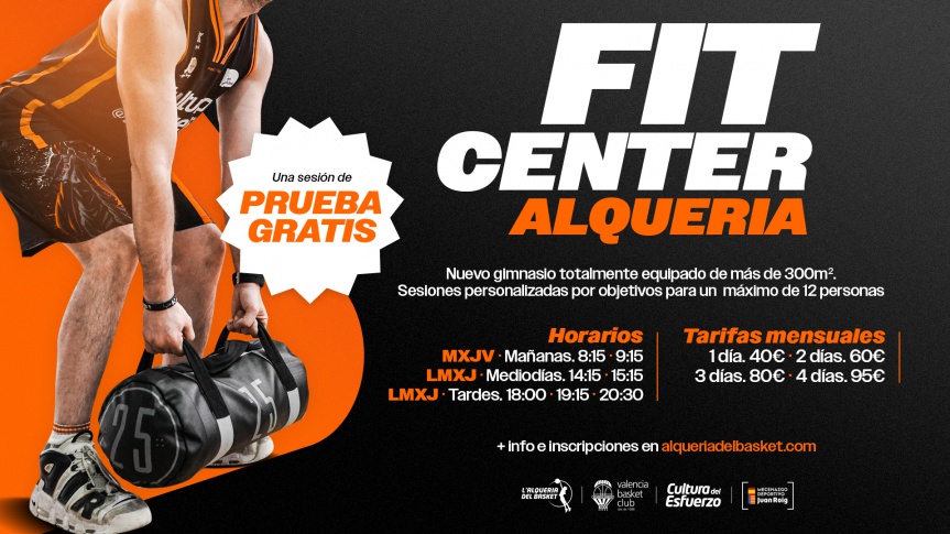  Entrenament per objectius personalitzats per a tots els públics amb FitCenter Alqueria