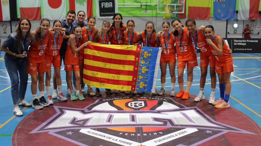 Valencia Basket completa un gran Campionat d'Espanya Mini amb dos medalles
