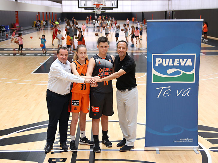 Puleva rewards the development of the players of the Valencia Basket School